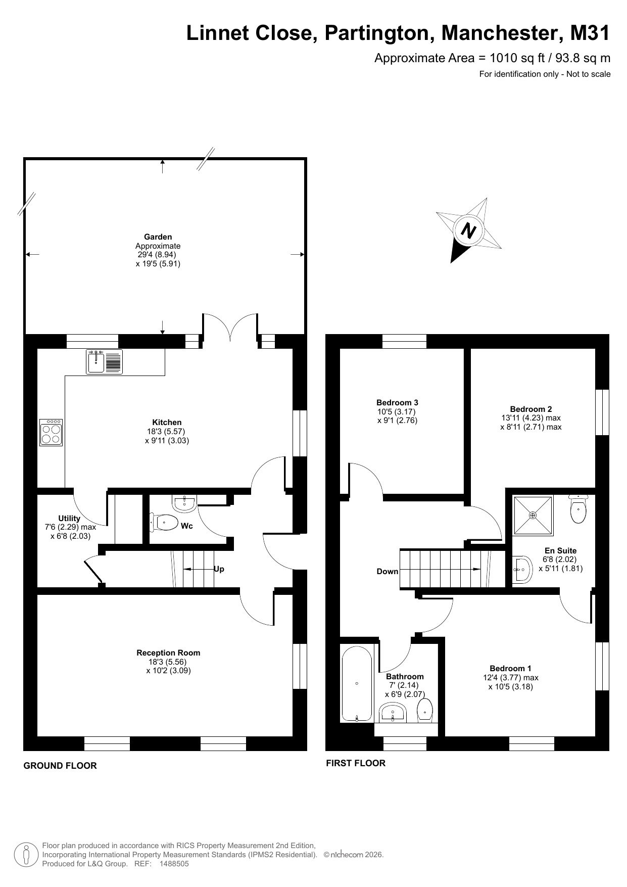 Linnet Close, Manchester floorplan