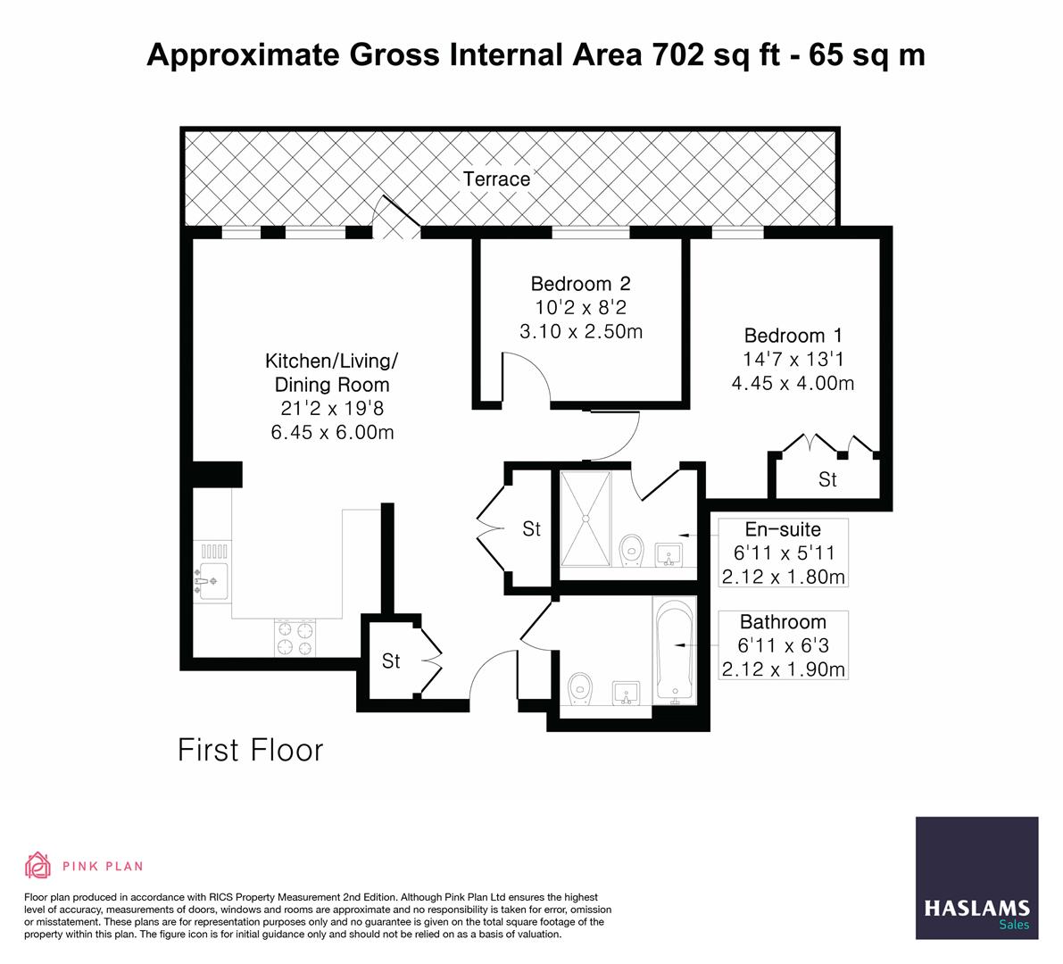Flat 6, 23, Joseph Huntley Walk, Reading floorplan