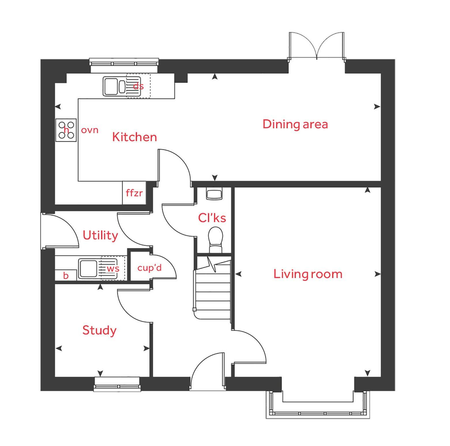 "Fletcher" at Rose Way, Edwalton, Nottingham NG12, 5 bedroom detached