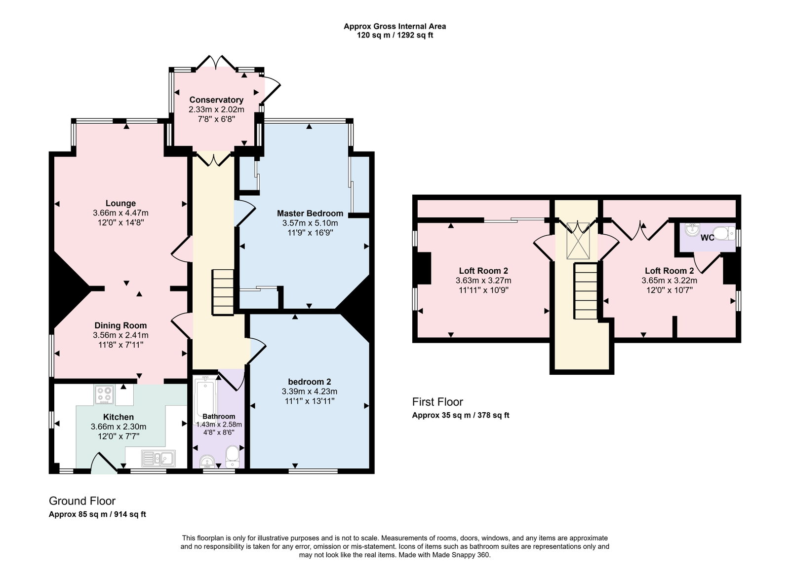 102, Radford Park Road, Plymouth floorplan