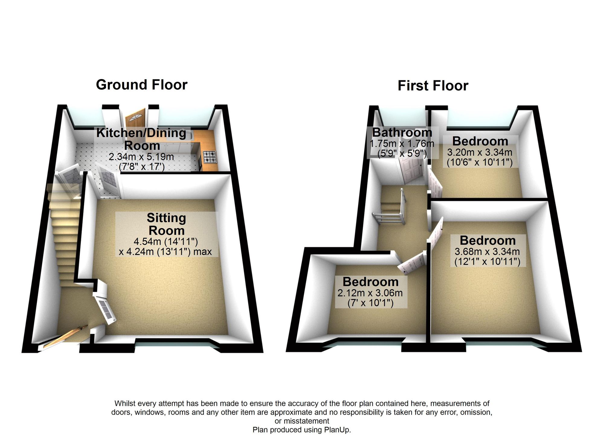 6 Sandersons Croft, Leigh floorplan