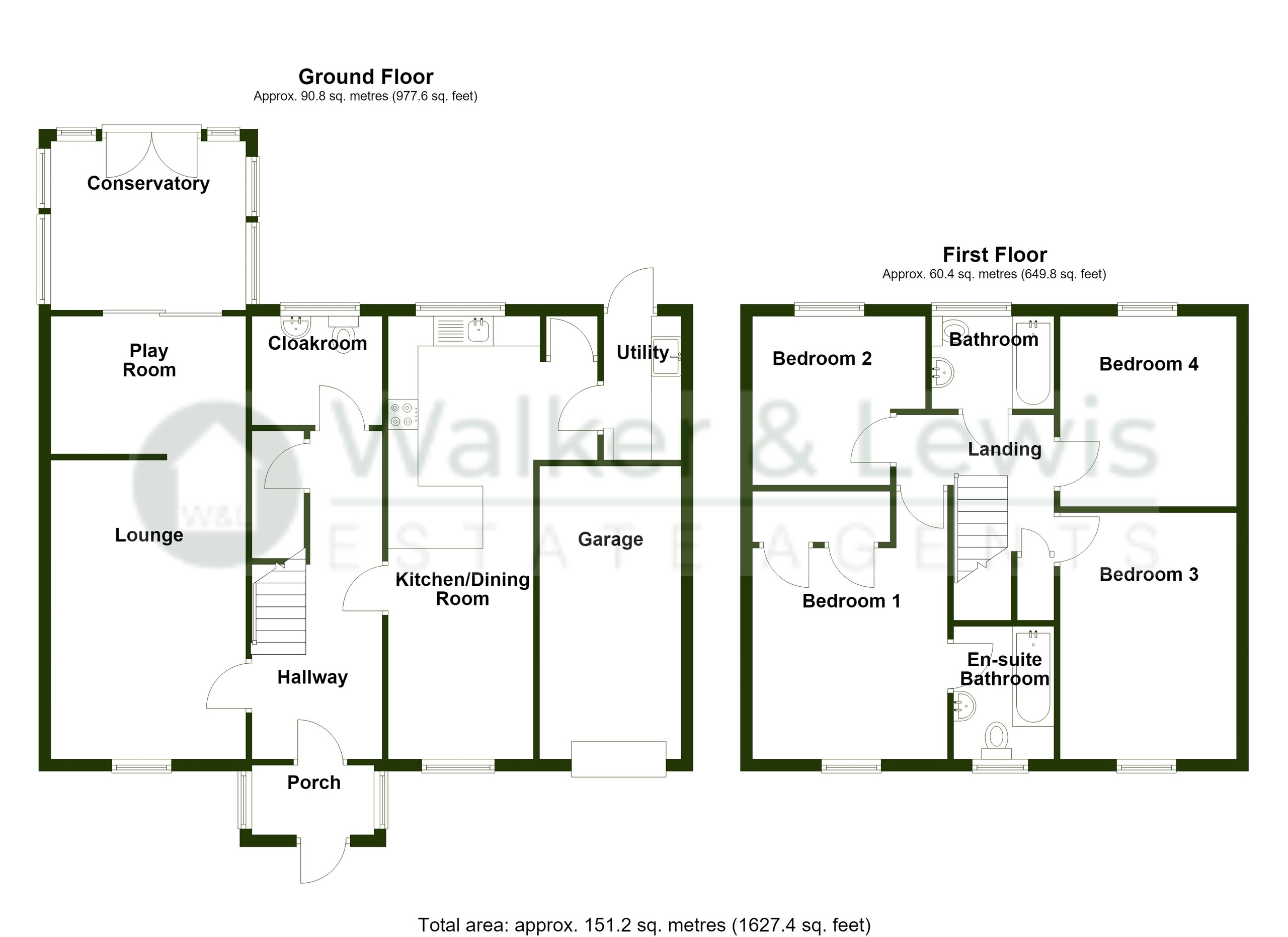 16, Georgetown Villas,, Merthyr Tydfil floorplan