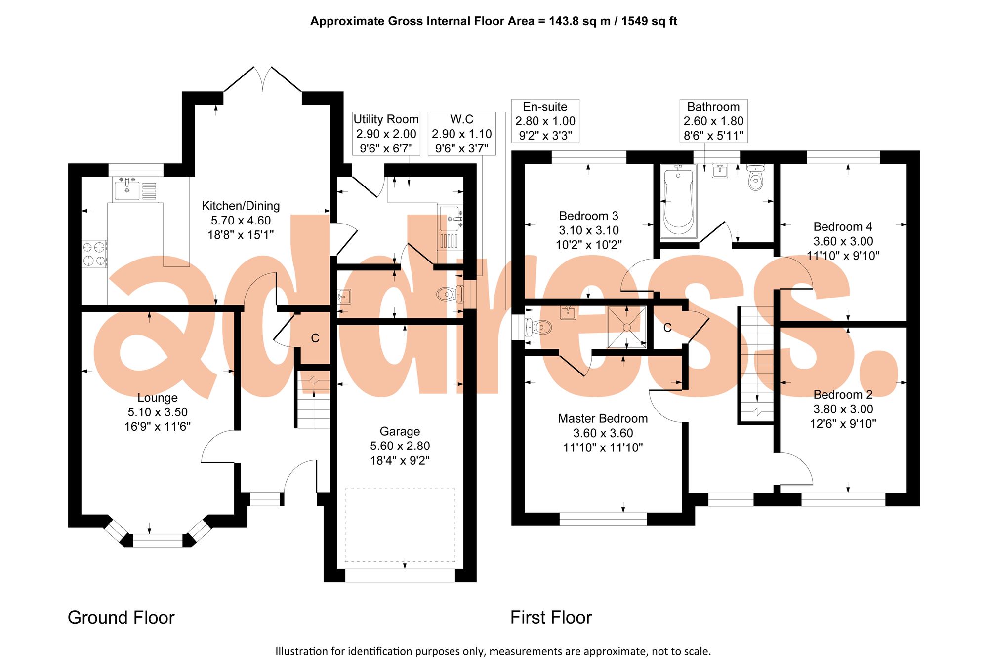 71 Maes Glyndwr, Wrexham floorplan