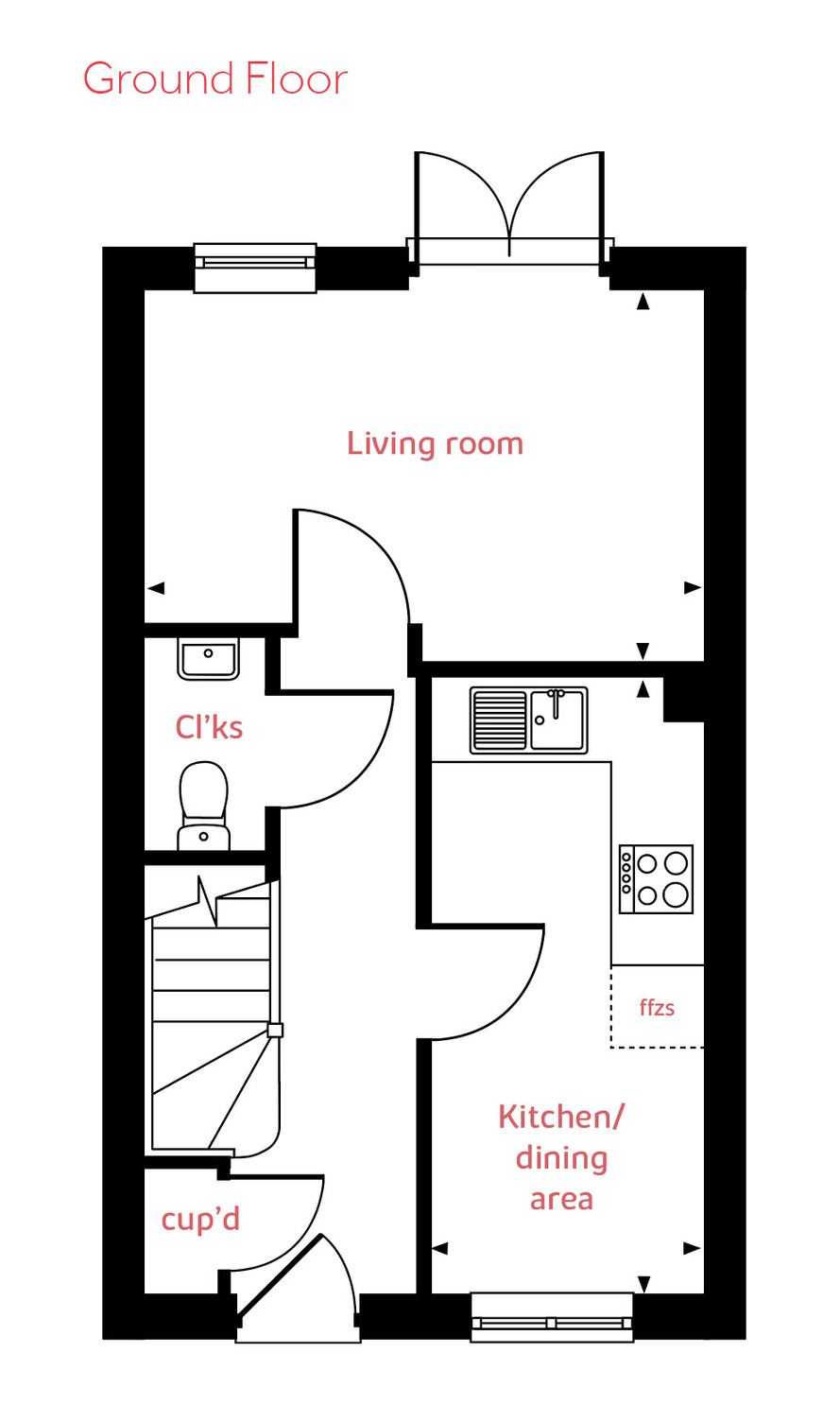 222, Meadow Lane, Shirebrook floorplan