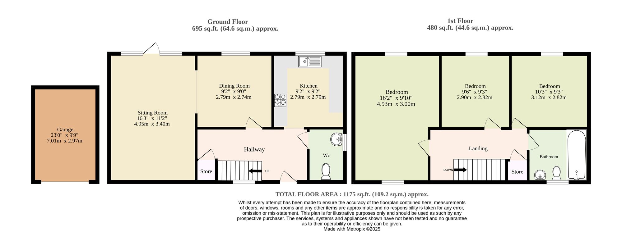 9 Wick Farm Close, Thetford floorplan