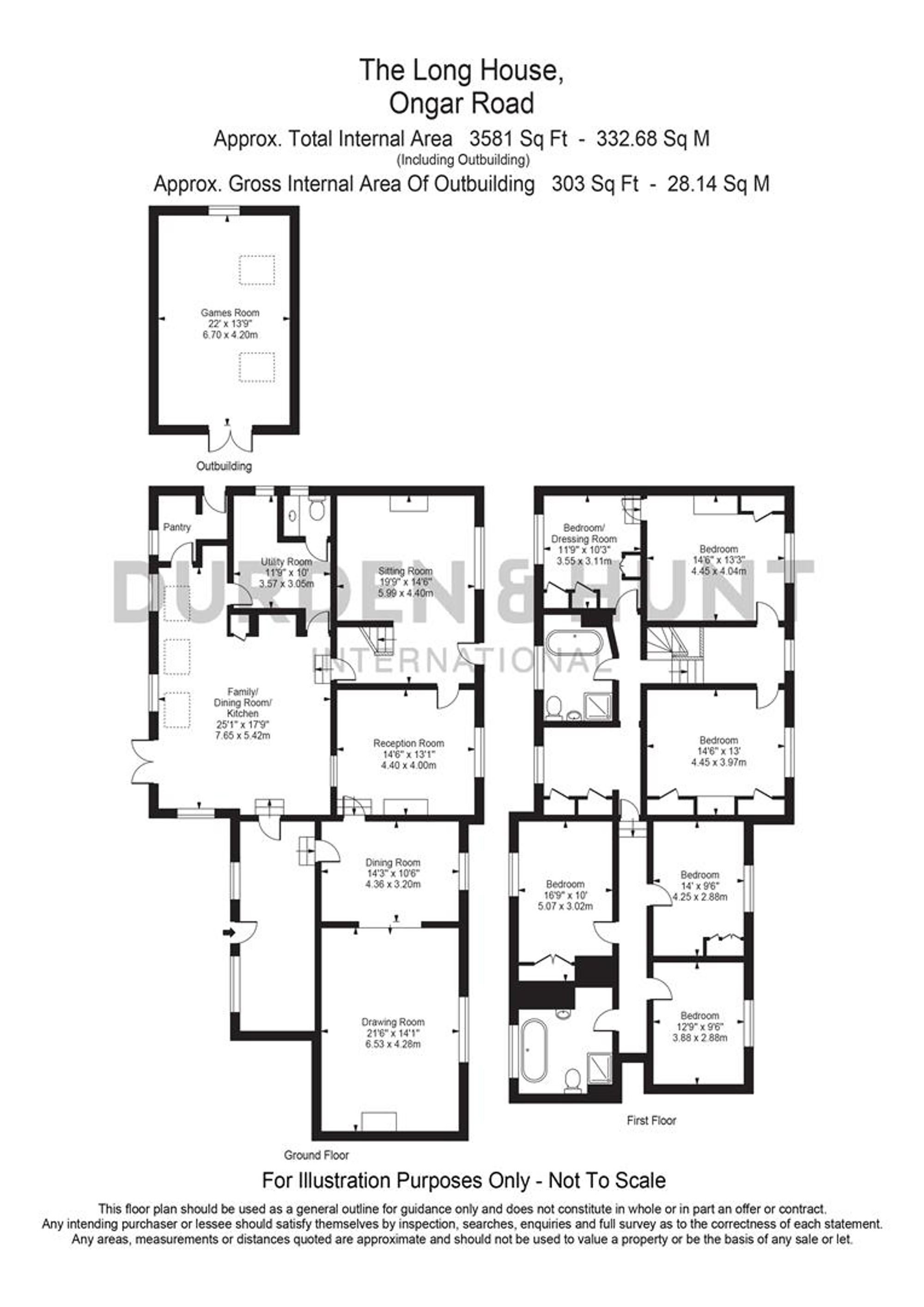 The Longhouse Ongar Road, Ongar floorplan