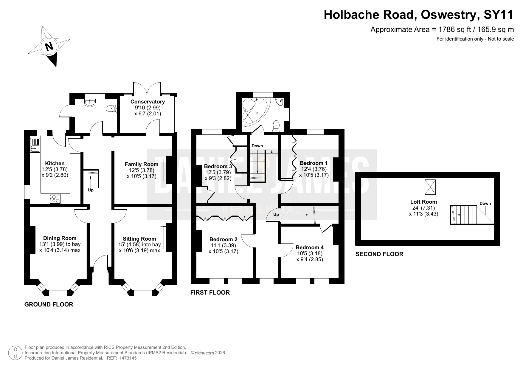 9 Holbache Road, Oswestry floorplan