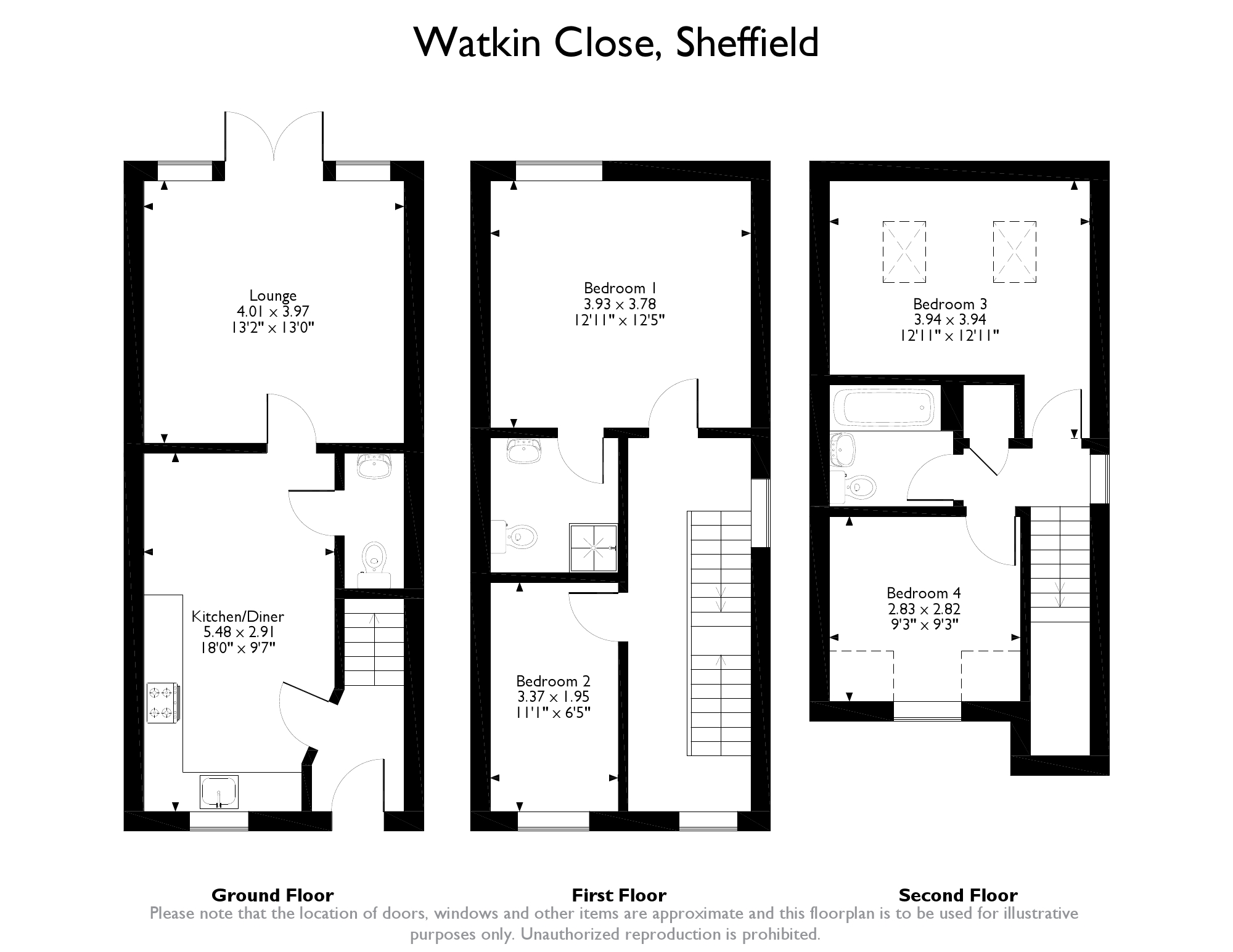 4 Bedrooms Semi-detached house for sale in Watkin Close, Sheffield S9