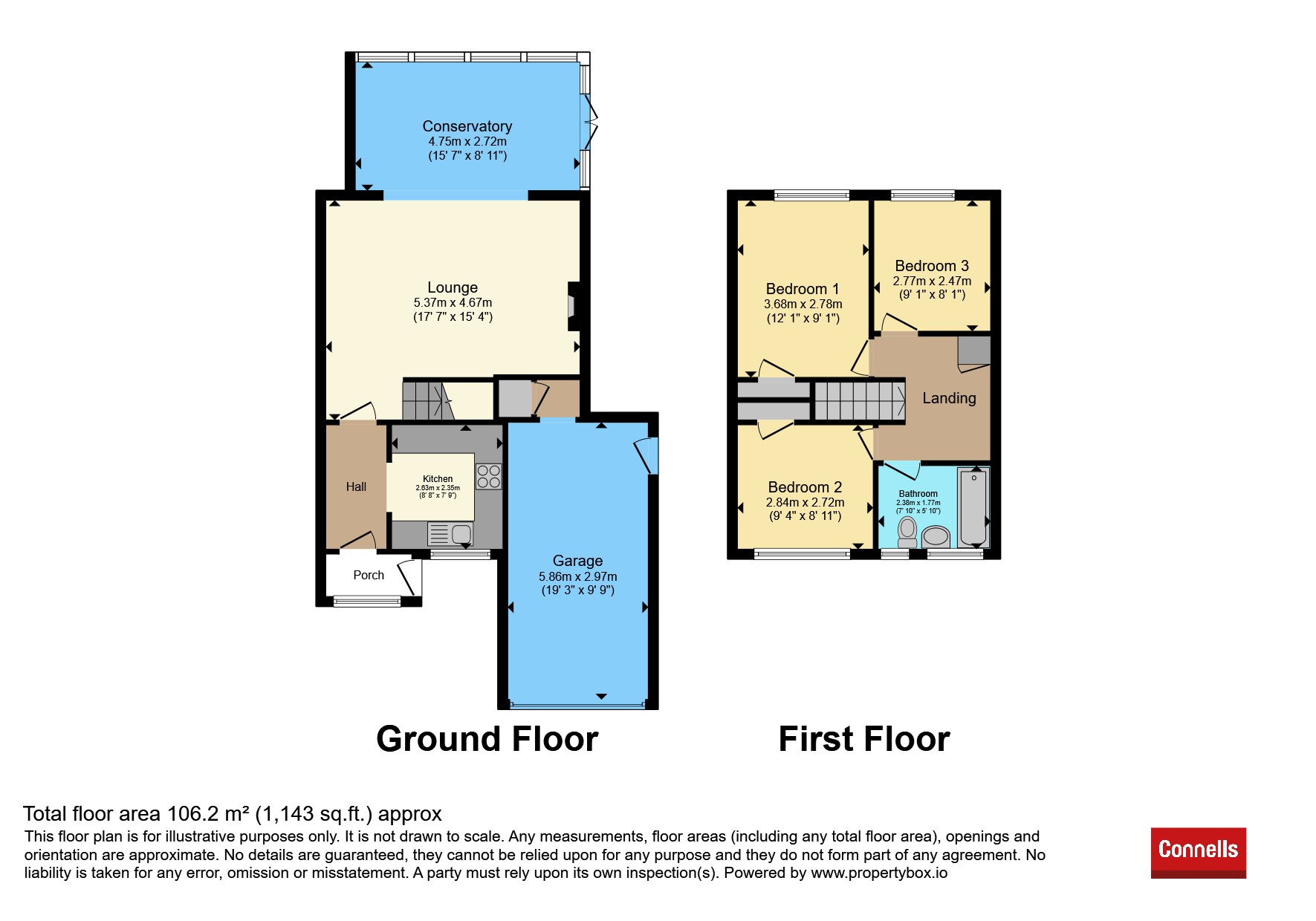 28, Berkeley Close, FAVERSHAM floorplan