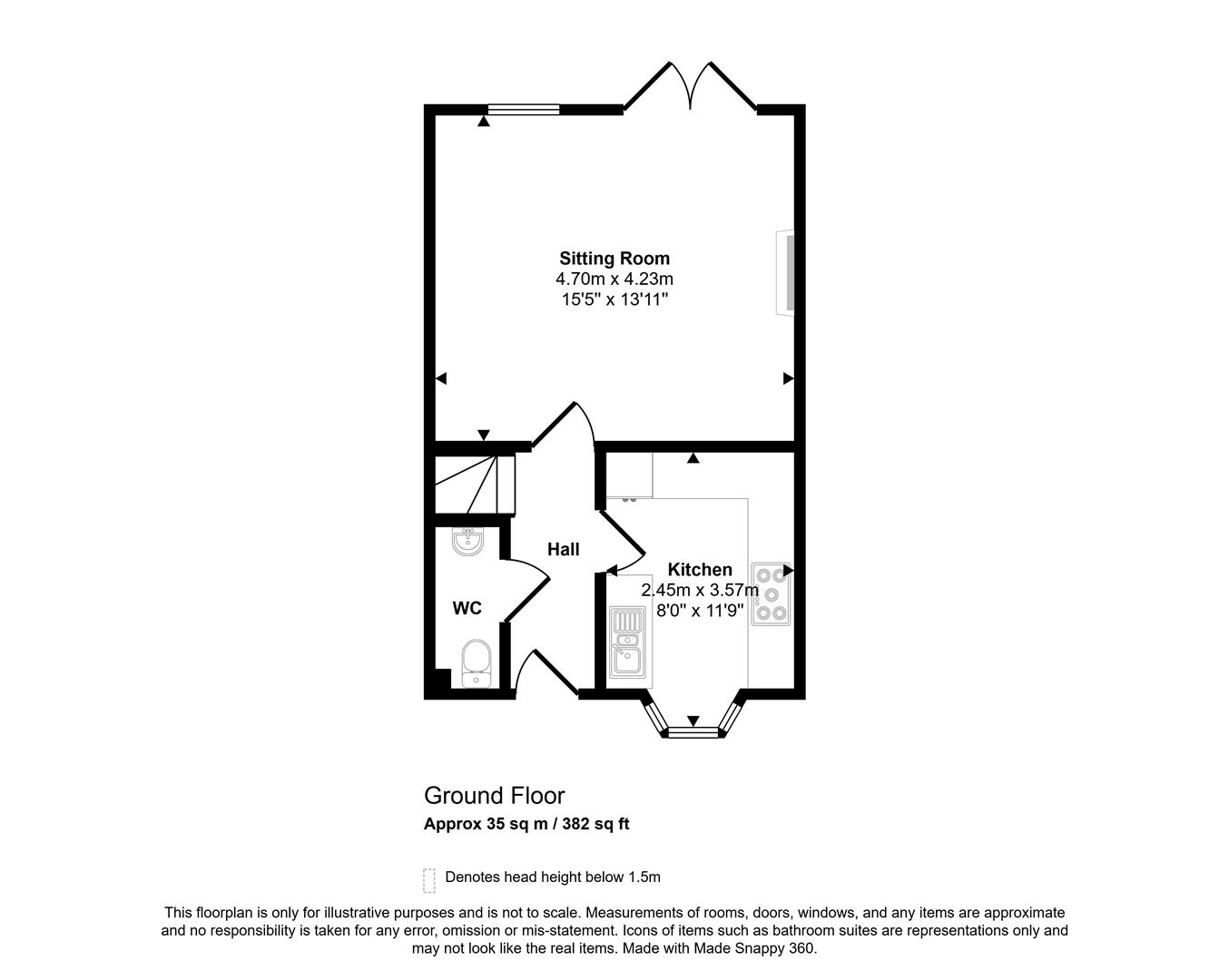 1, Victoria Court, Milford Haven floorplan