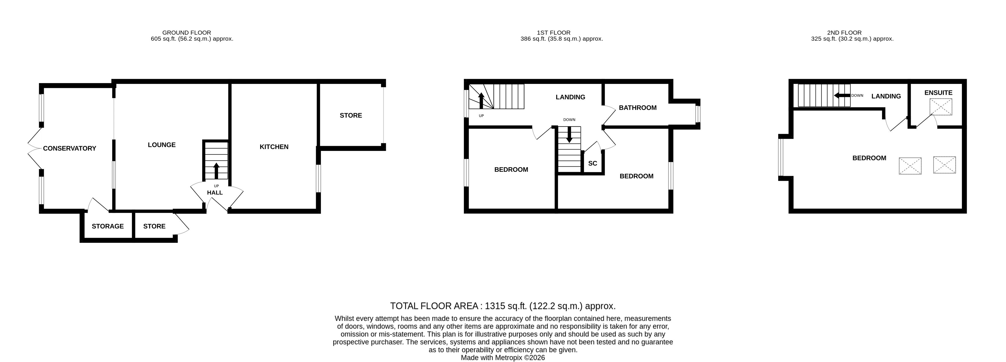 6, Mill Close, Biggleswade floorplan
