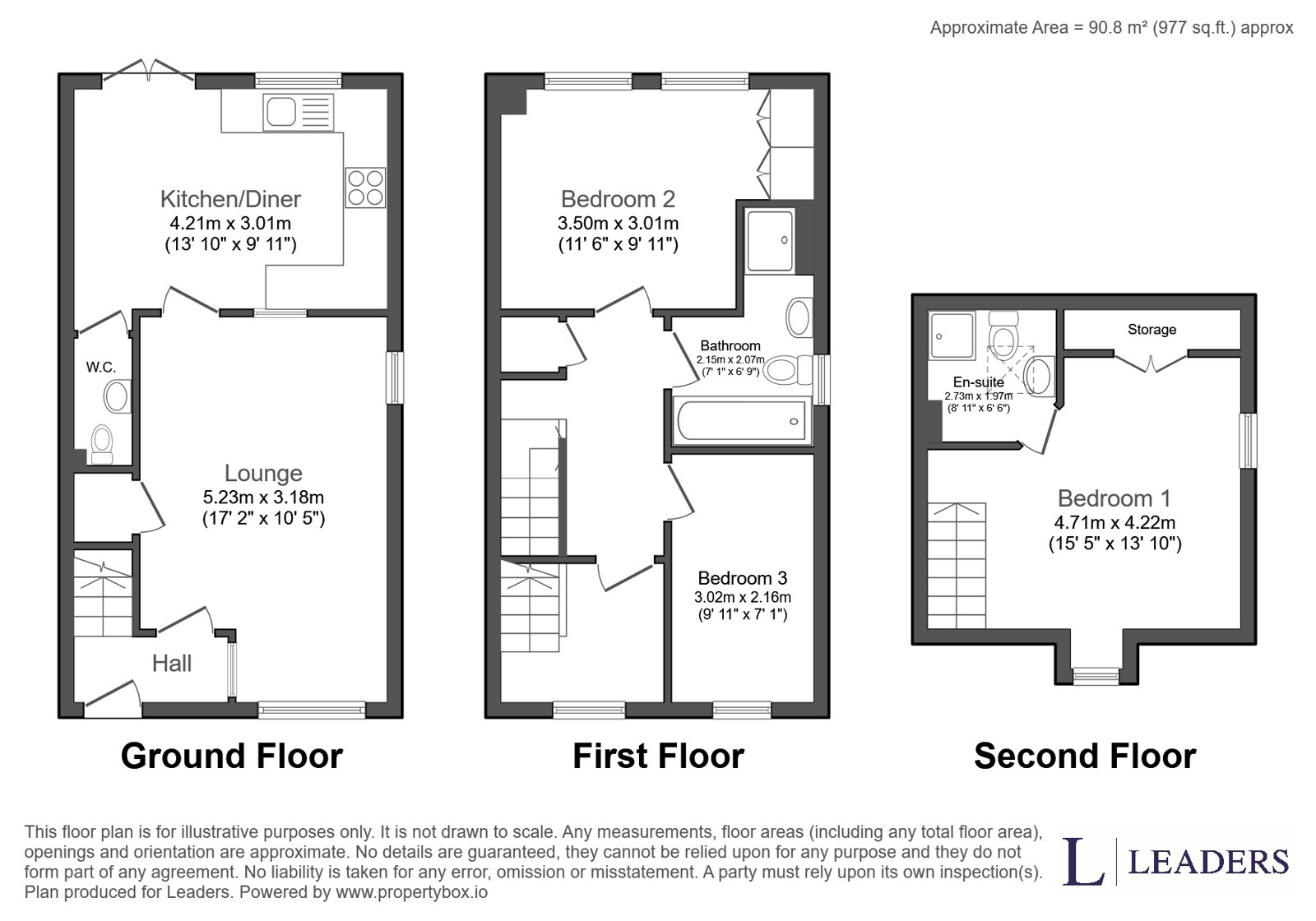 58, Woodrow Place, Lincolnshire floorplan