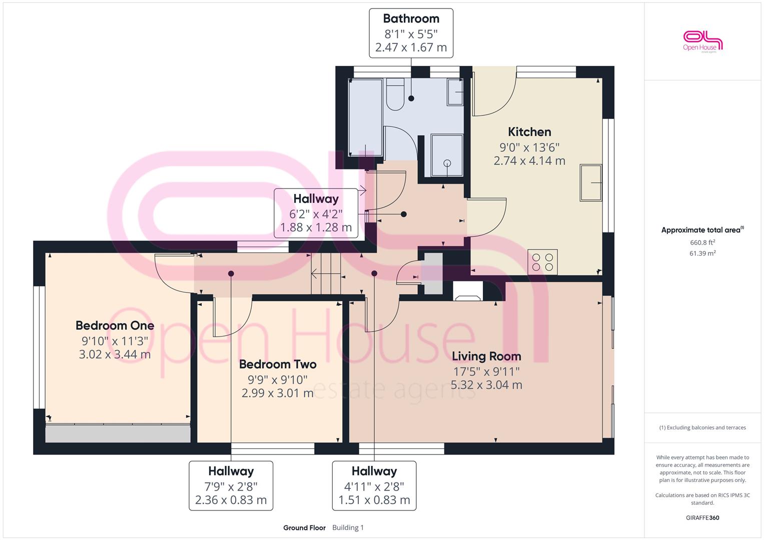 3, St. Leonards Road, Newhaven floorplan