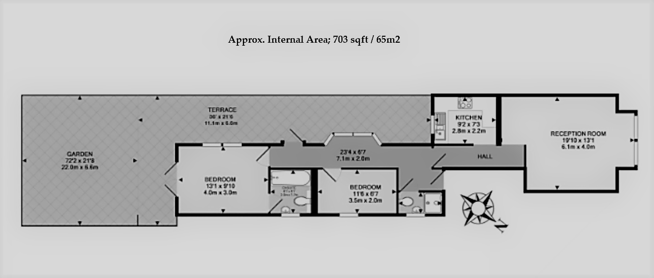2 Bedrooms Flat to rent in Goldhurst Terrace, London NW6