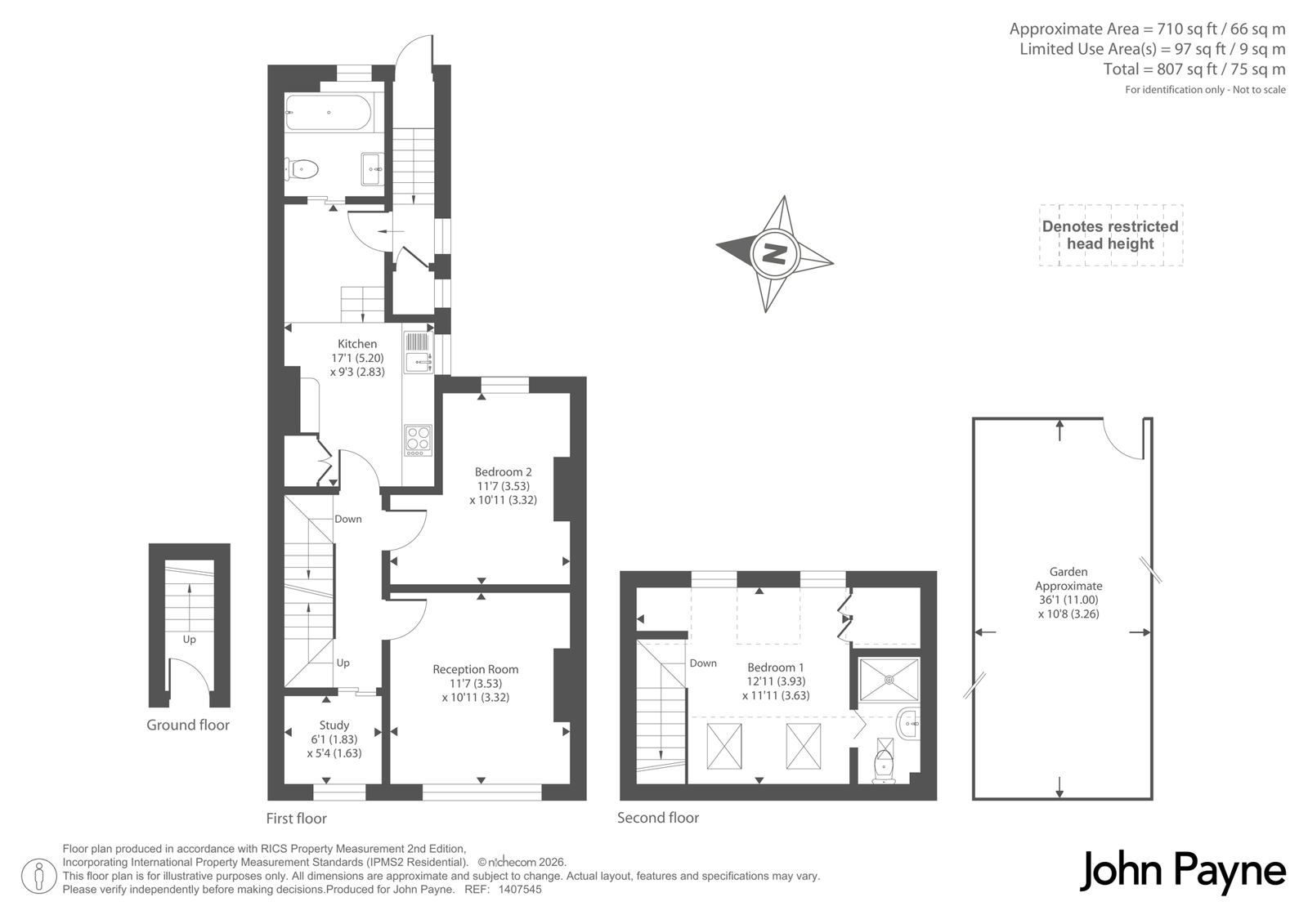7A,, Dupree Road, London floorplan