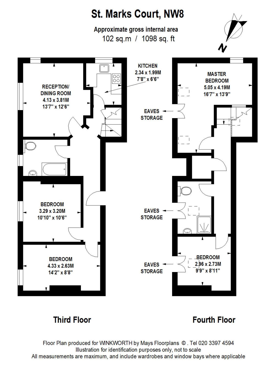 4 Bedrooms Flat to rent in St Marks Court, Abercorn Place, Marylebone, London NW8