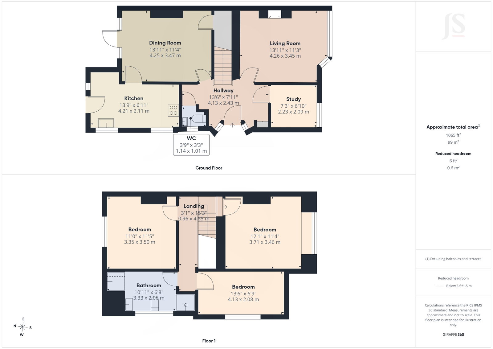 10, Rose Walk, Worthing floorplan