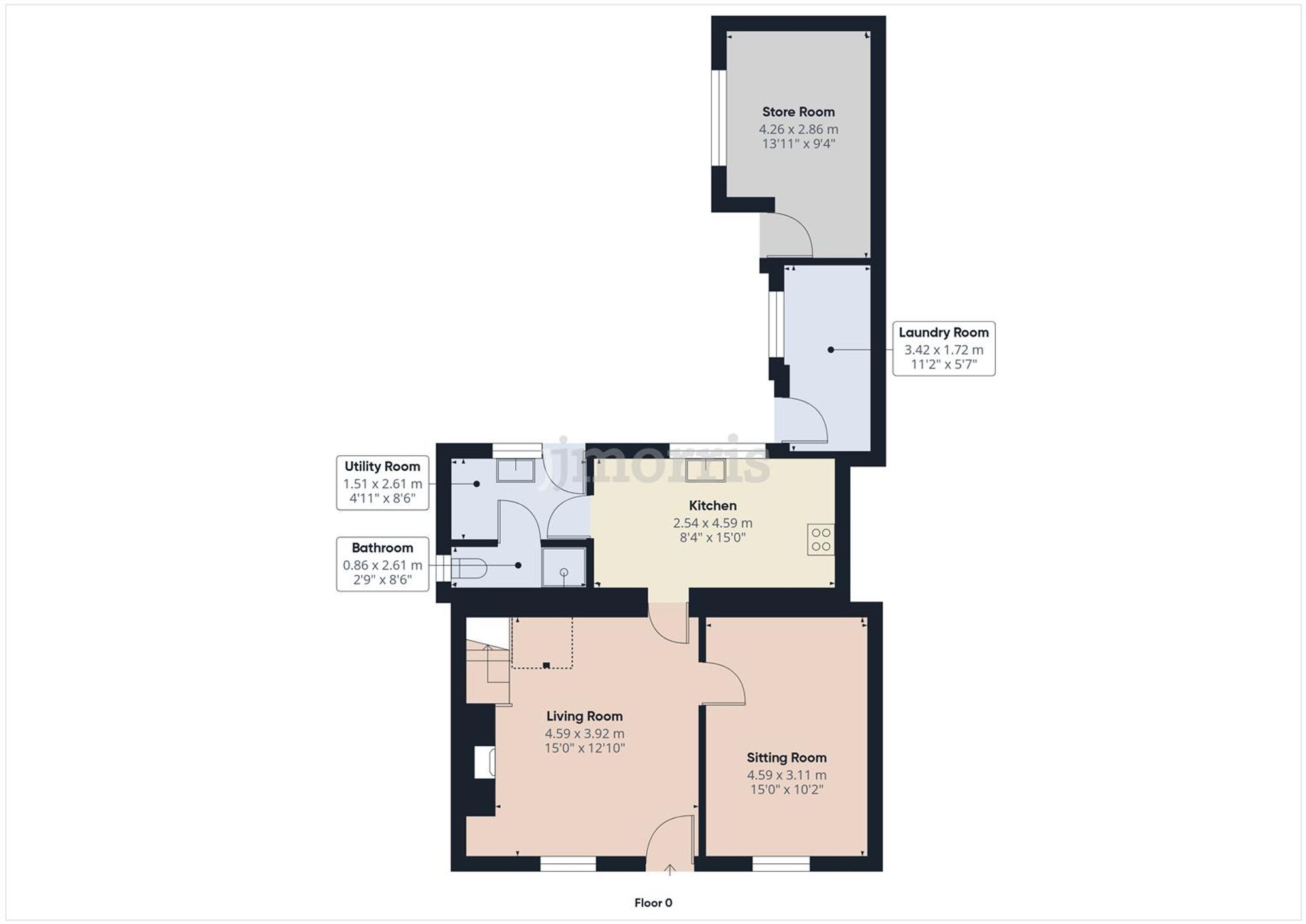 12 Castle Street, Cardigan floorplan