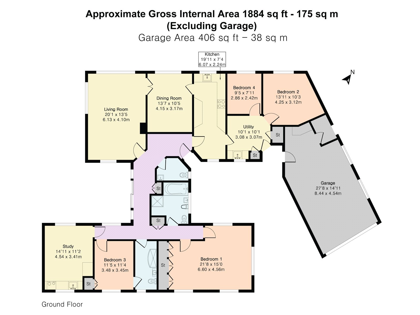 Barbrona,, Coppice Lane, Surrey floorplan