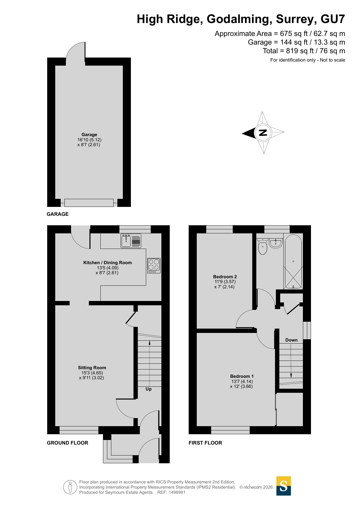51, High Ridge, Surrey floorplan