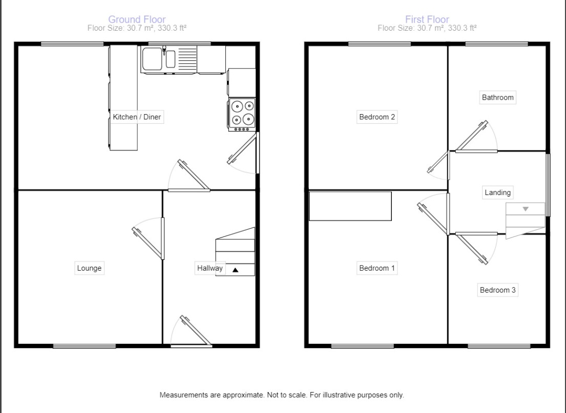 16, Blaydon Grove, Lincolnshire floorplan