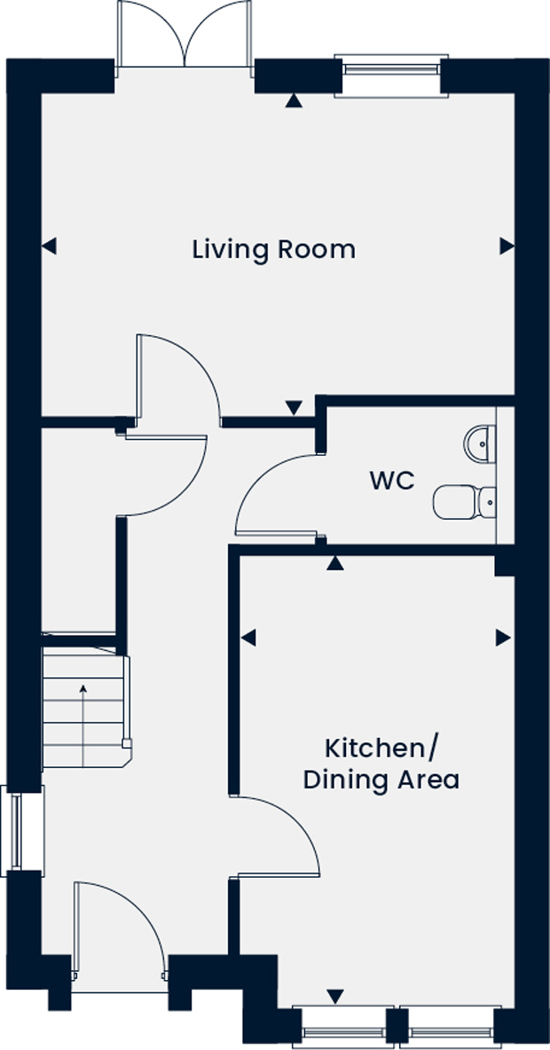174, Dovecote Road, Ashton Green, Leicester floorplan