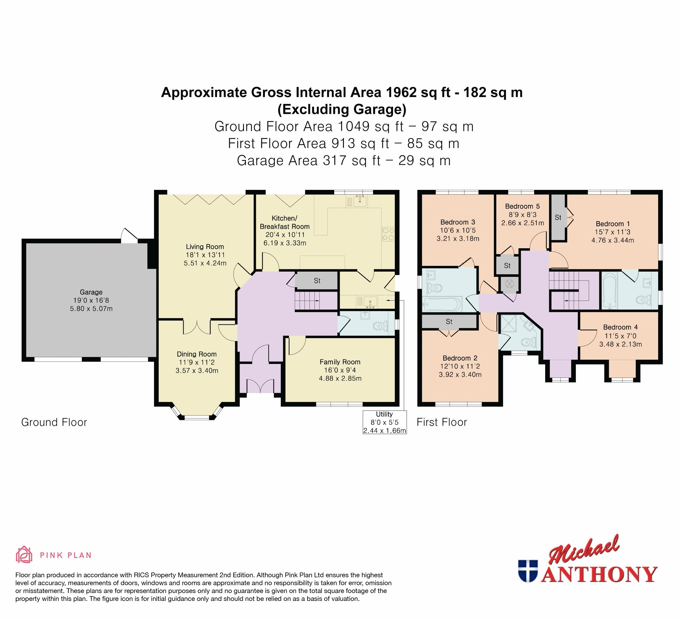 90, Paxton Crescent, Milton Keynes floorplan