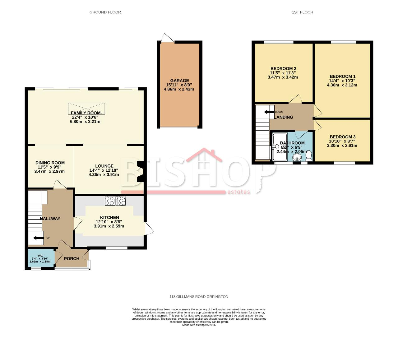 Gillmans Road, Orpington floorplan
