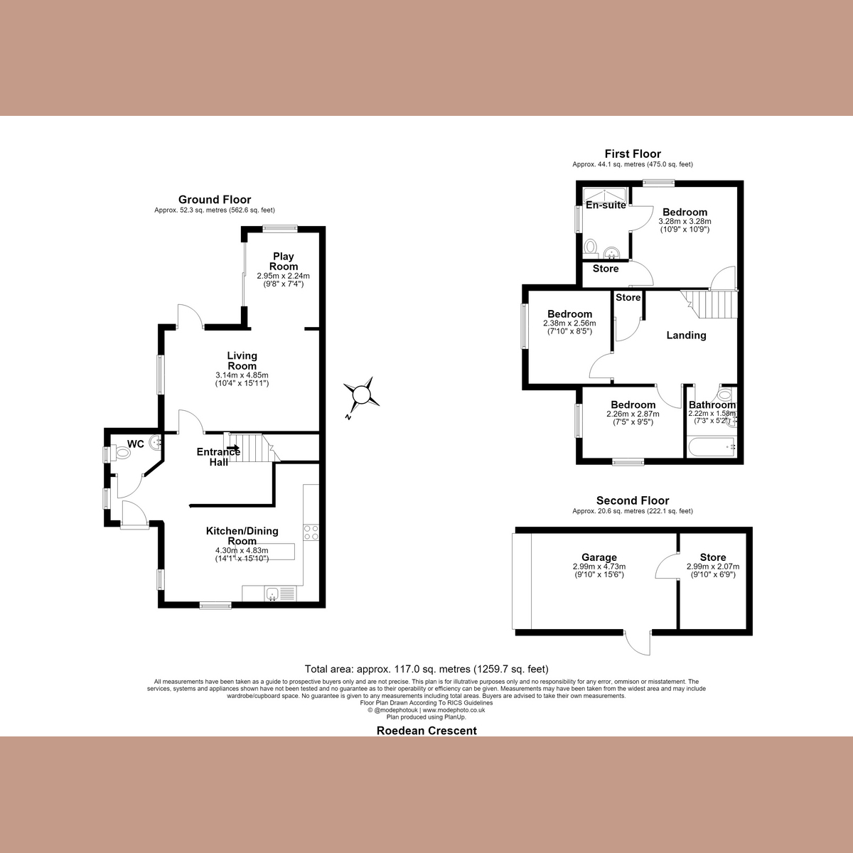 6, Roedean Crescent, Basildon floorplan