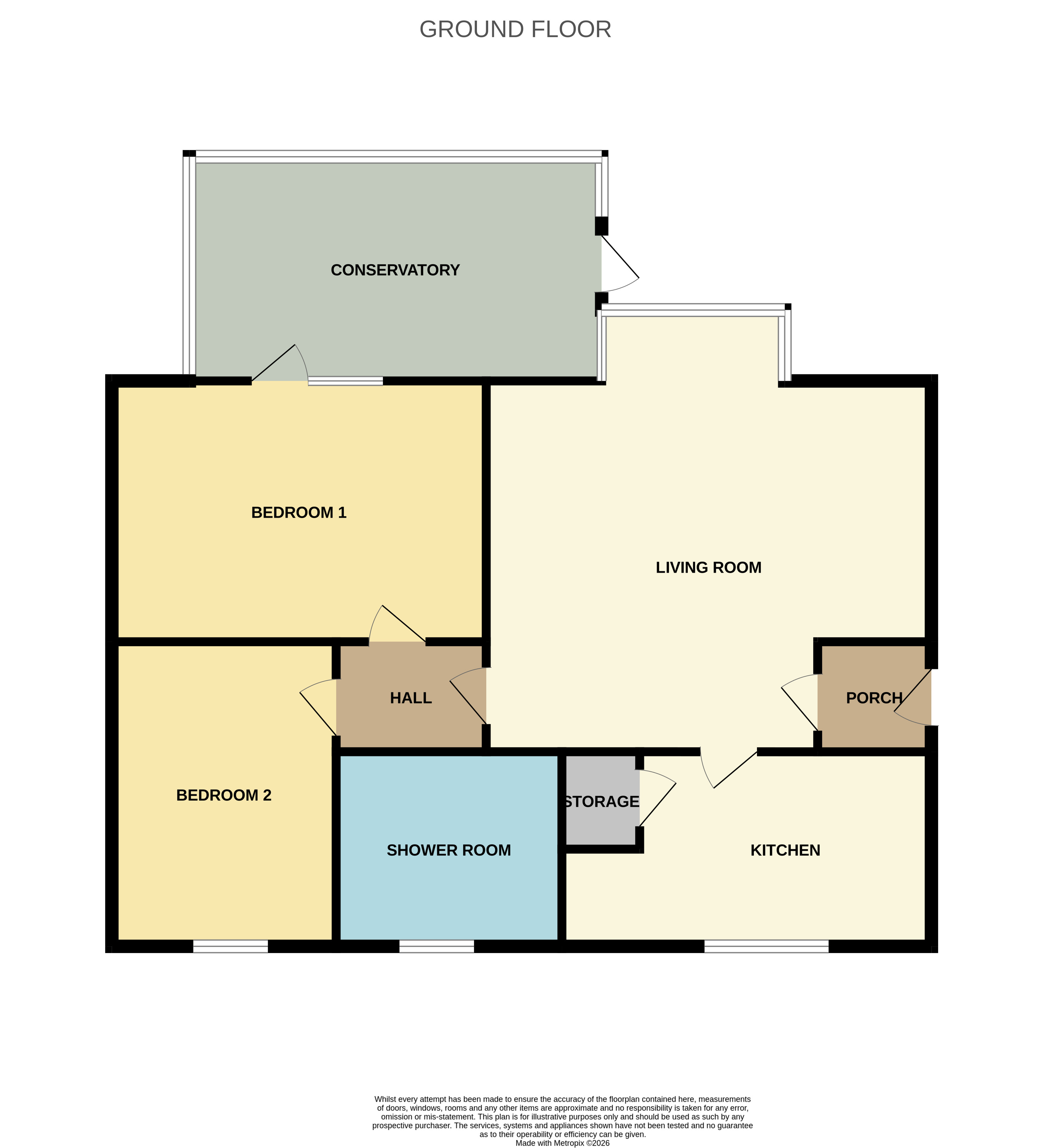 2, Ladywell Close, Burton-on-Trent floorplan