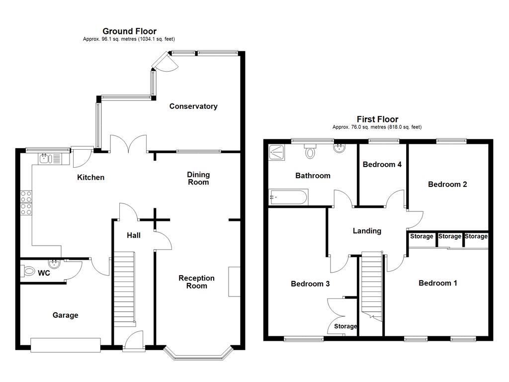 13, Sussex Road, Blackburn floorplan