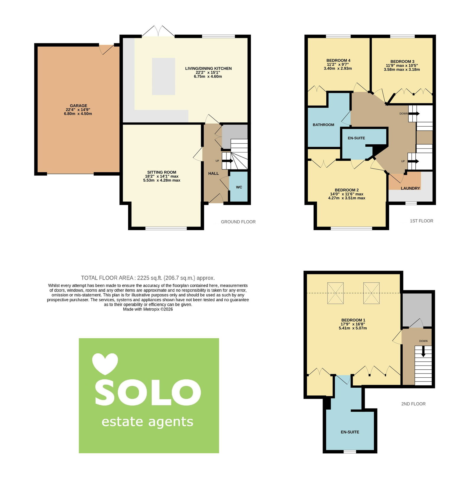 2, Woodland Place, Ripon floorplan