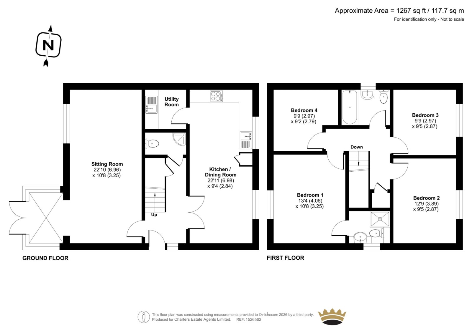 1, Bentley Court, Winchester Road floorplan