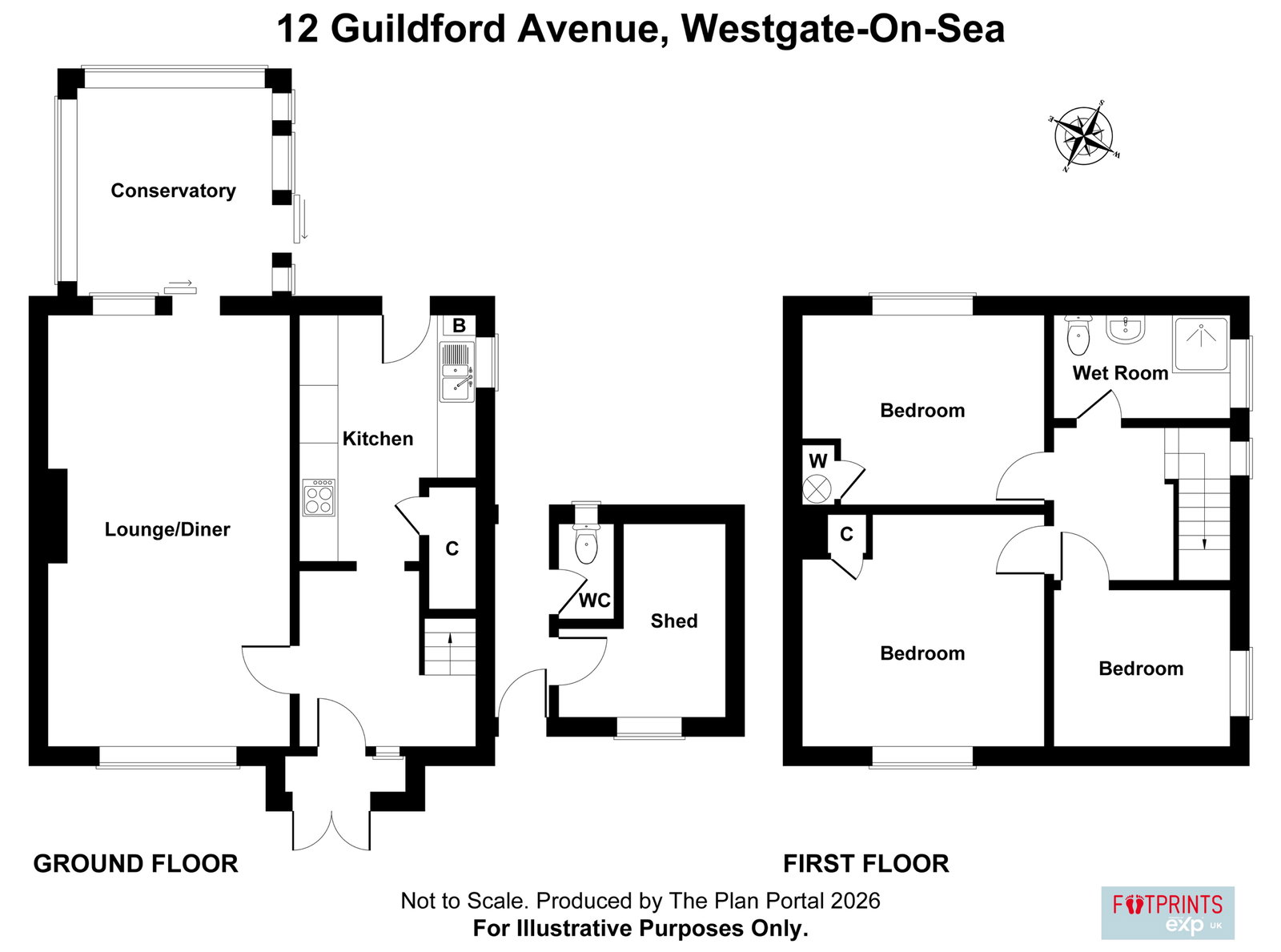 12, Guildford Avenue, Westgate-on-sea floorplan