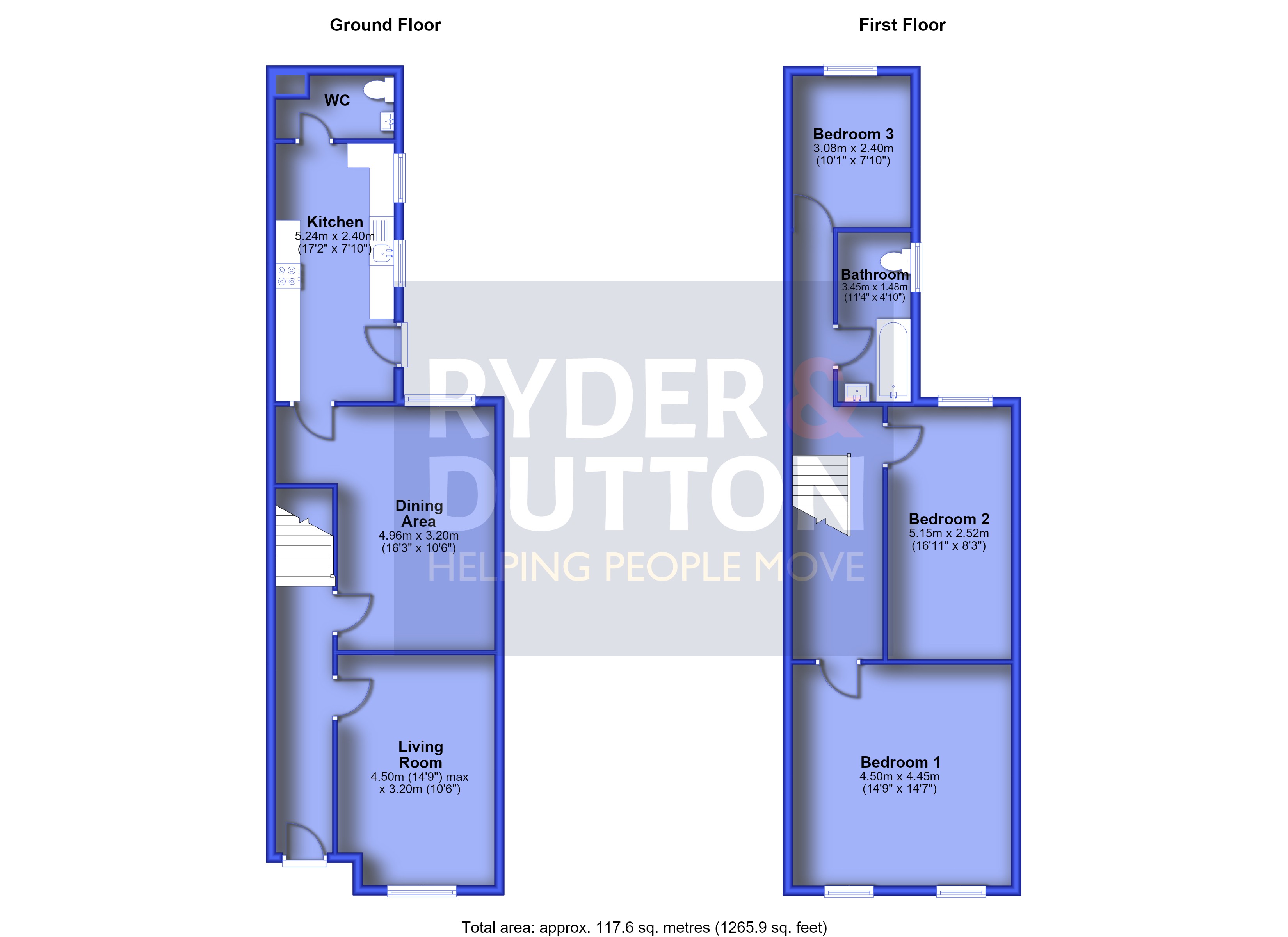 78, Cleveland Road, Greater Manchester floorplan