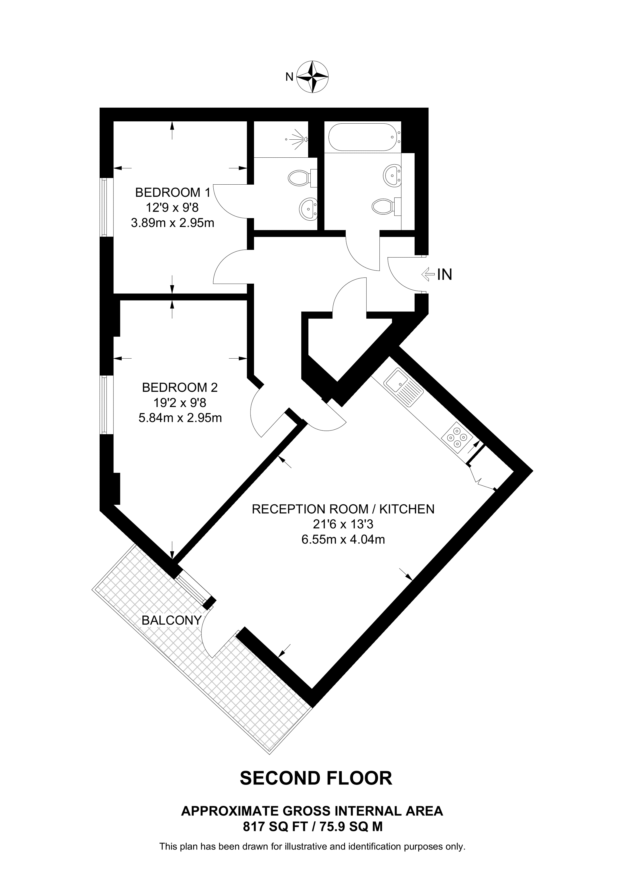 Kingston Road, New Malden floorplan