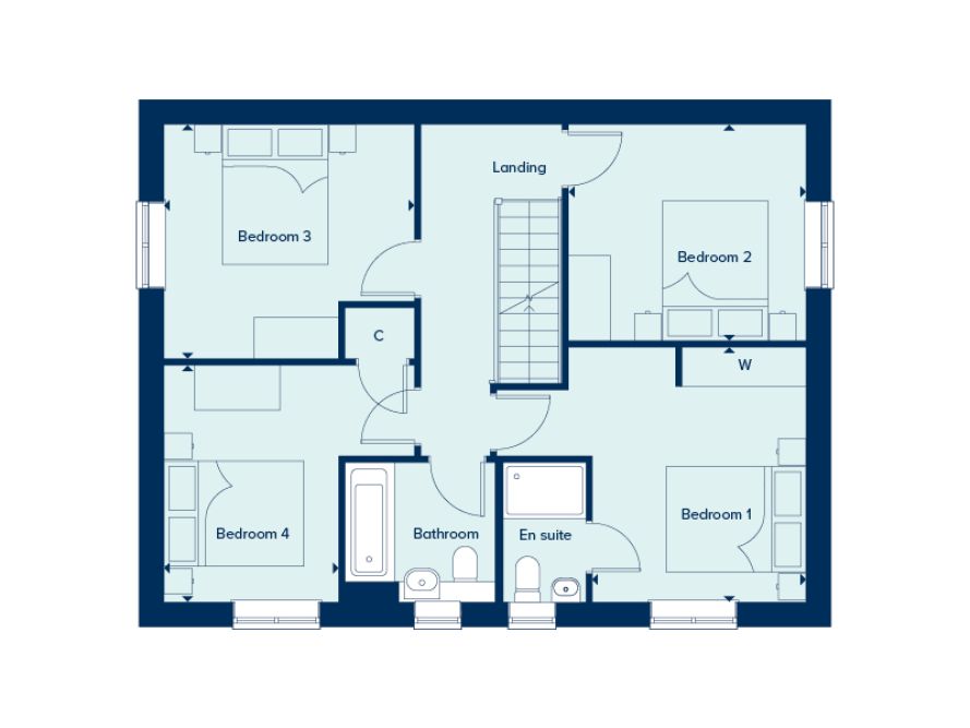 53, Holmer Road, Hereford floorplan