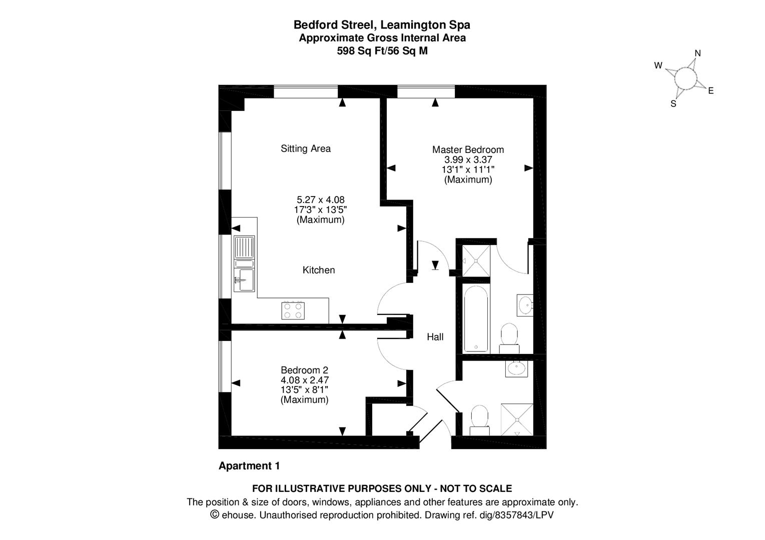 2 Bedrooms Flat for sale in Bedford Street, Leamington Spa, Warwickshire CV32