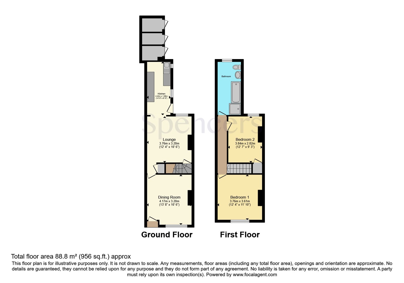 243, Knighton Church Road, Leicestershire floorplan