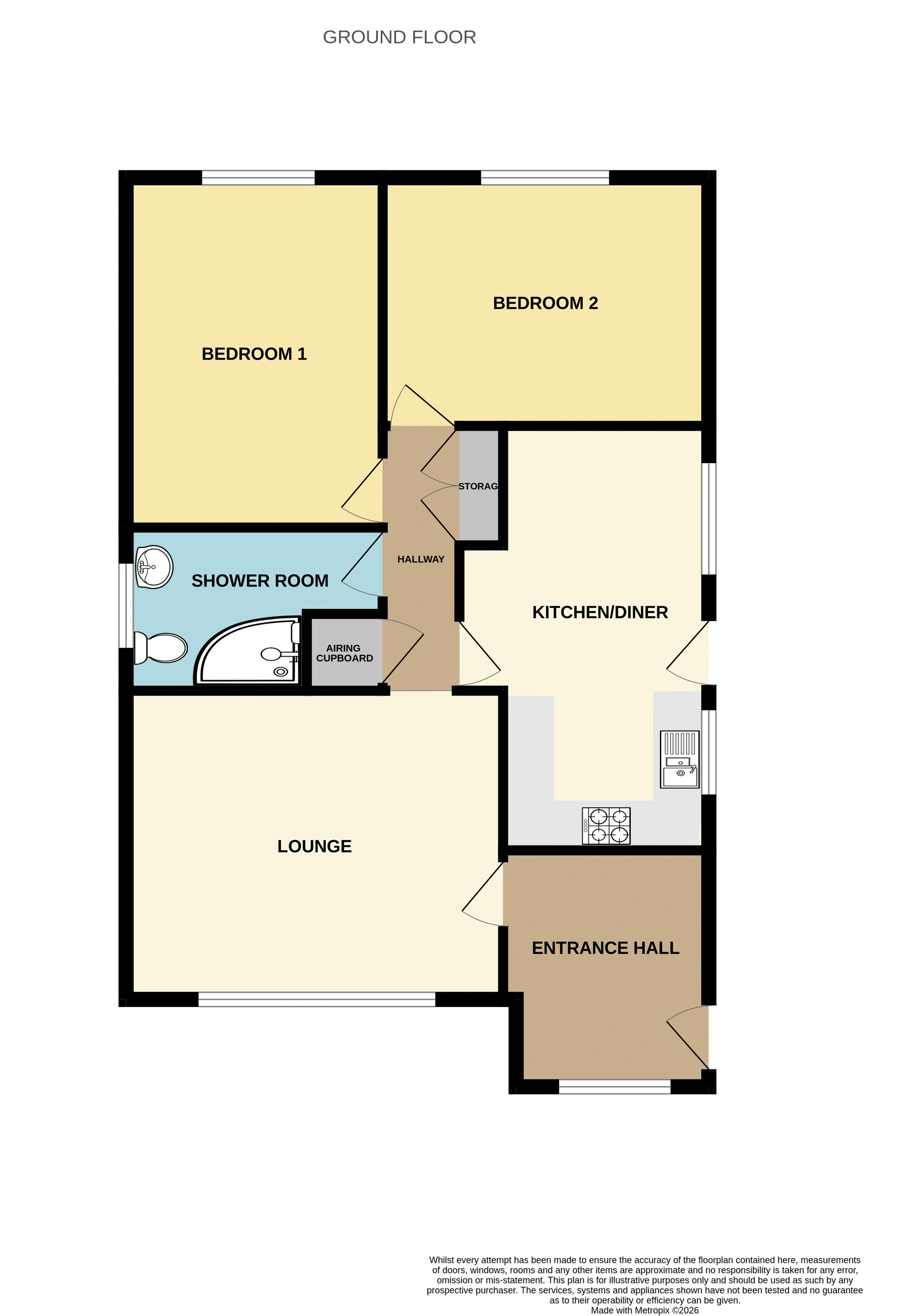 8, Sandpiper Drive, Weston-Super-Mare floorplan