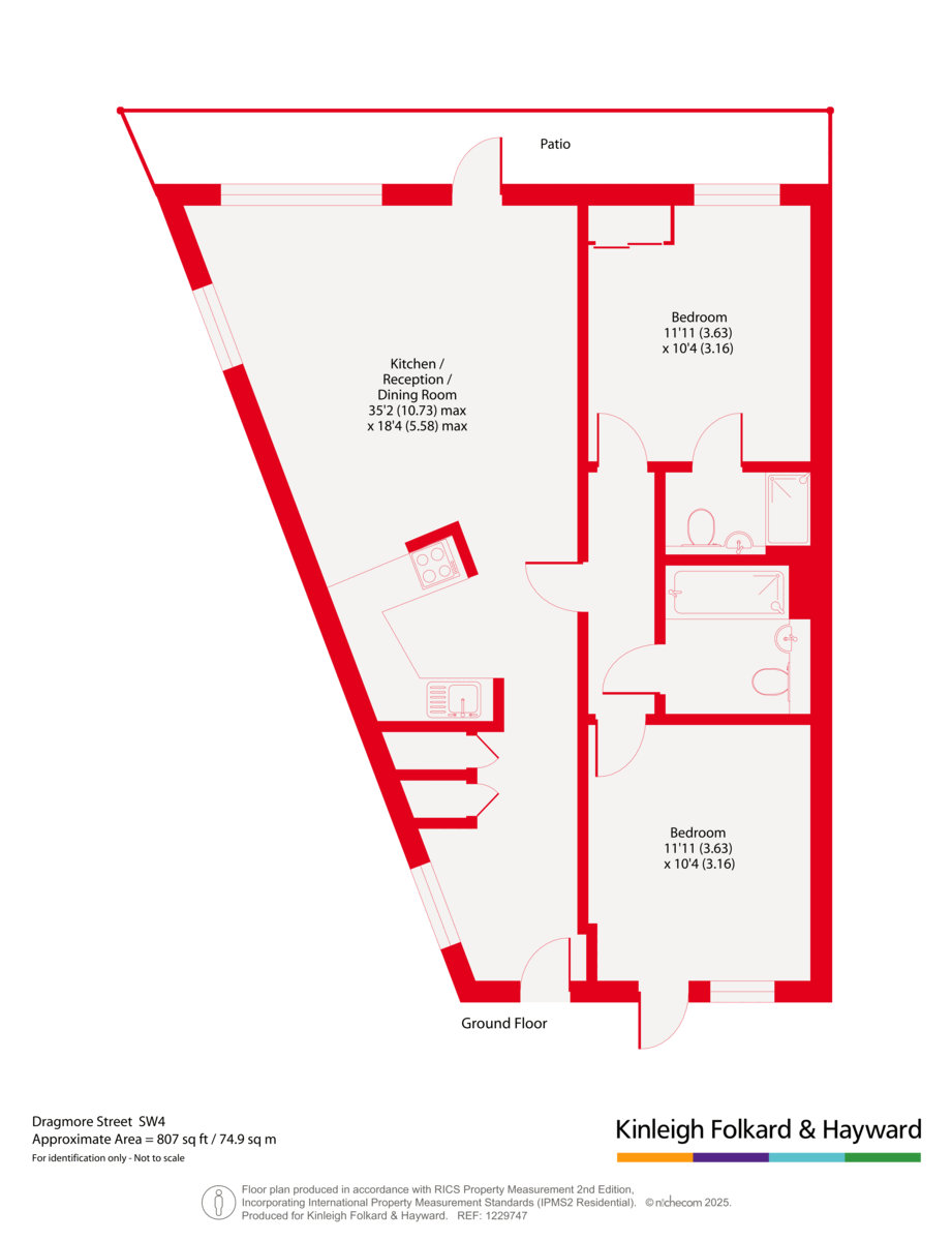Dragmore Street, London floorplan