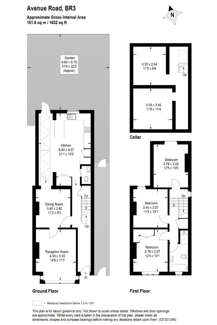 89, Avenue Road, London floorplan
