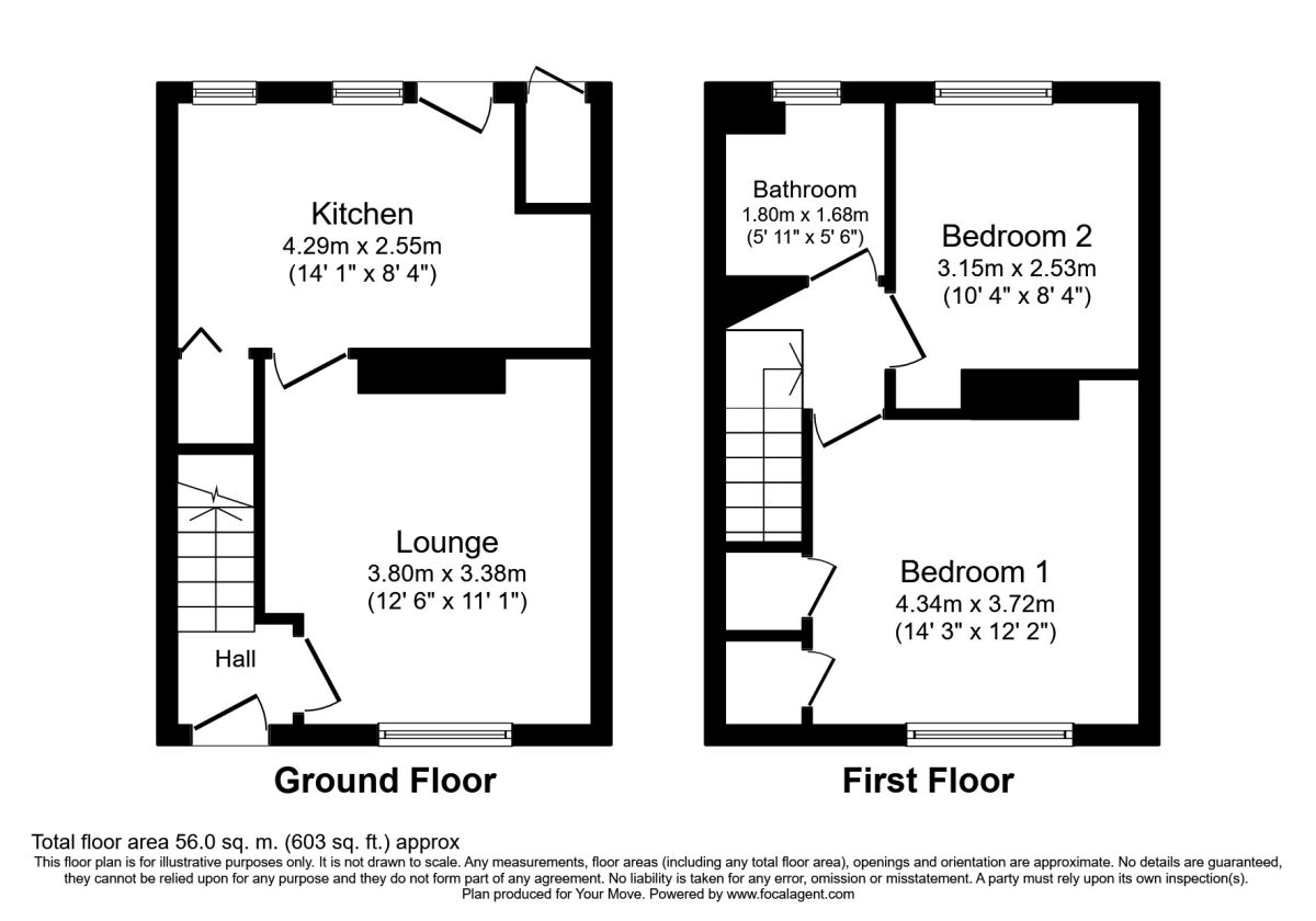 2 Bedrooms Terraced house to rent in Tilbury Road, Leeds LS11