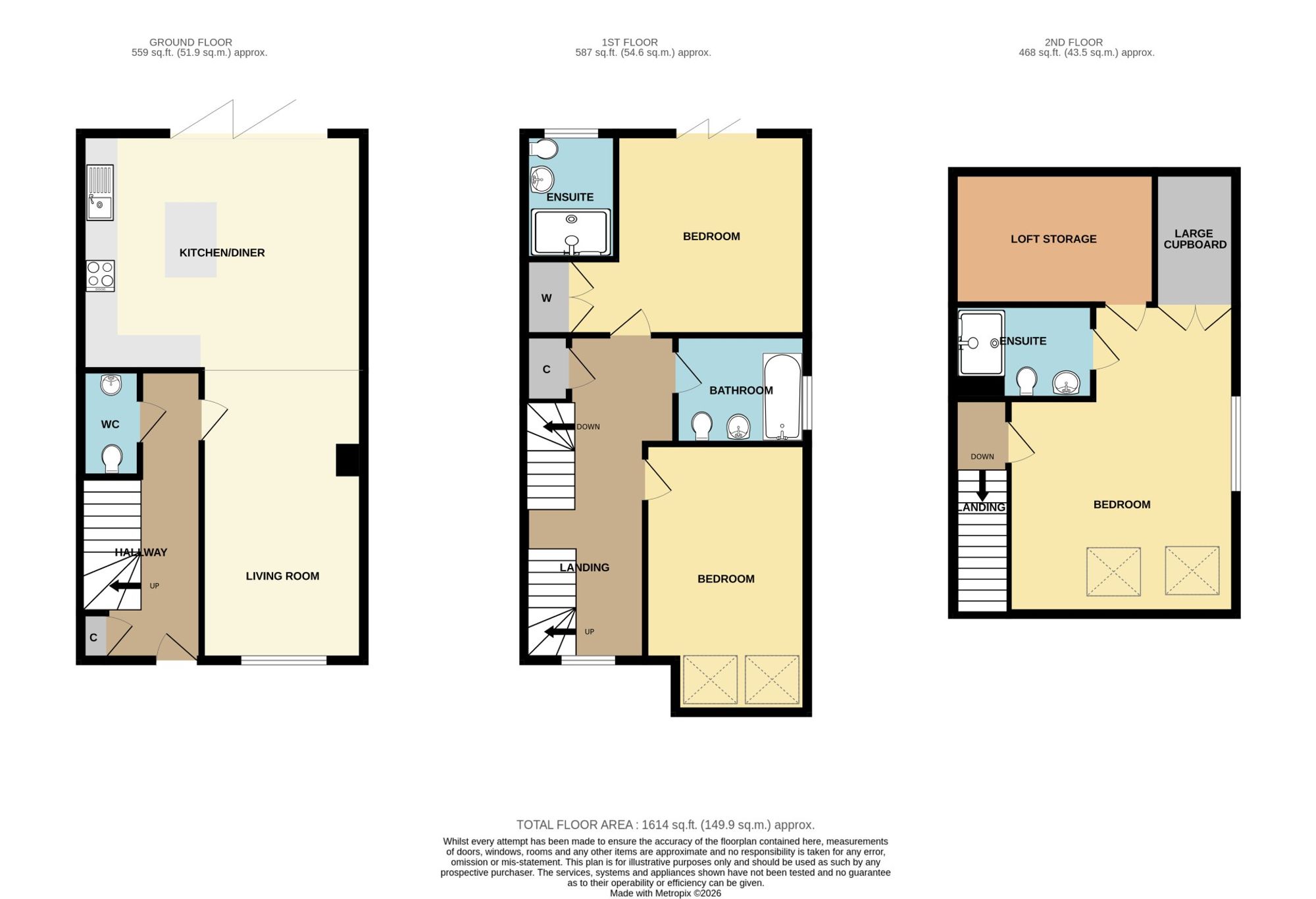 40 Hilgrove Mews, Newquay floorplan