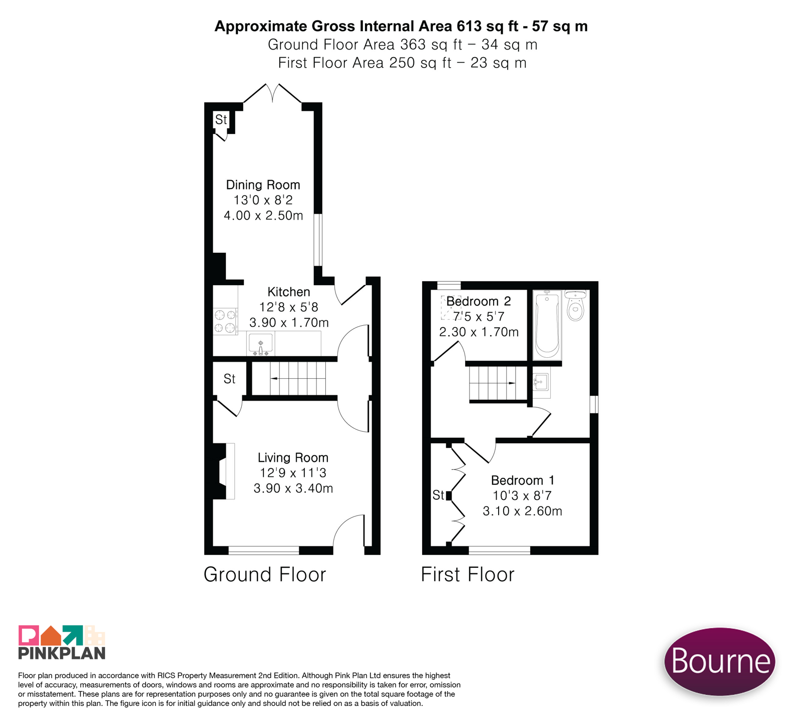 80, The Street, Farnham floorplan