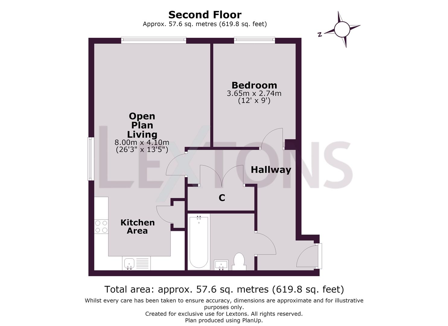 Flat 5, 31, Edinburgh Road, Brighton floorplan