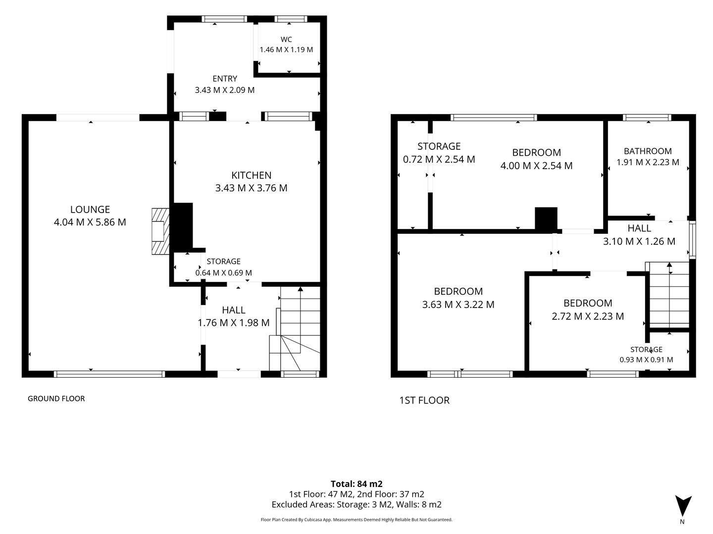 3, Swan Place, Glenrothes floorplan