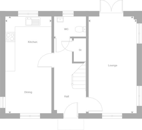3 Bedrooms Detached house for sale in 