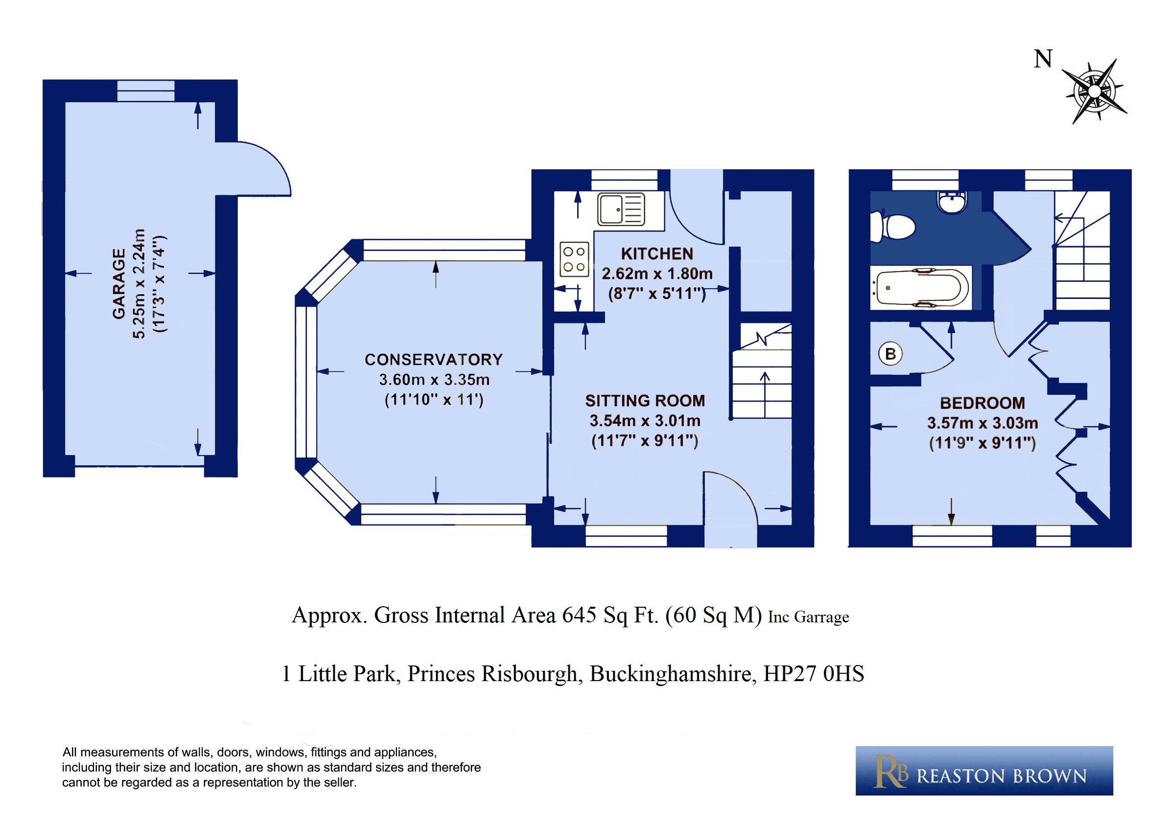 1 Bedrooms Detached house to rent in Littlepark, Princes Risborough HP27