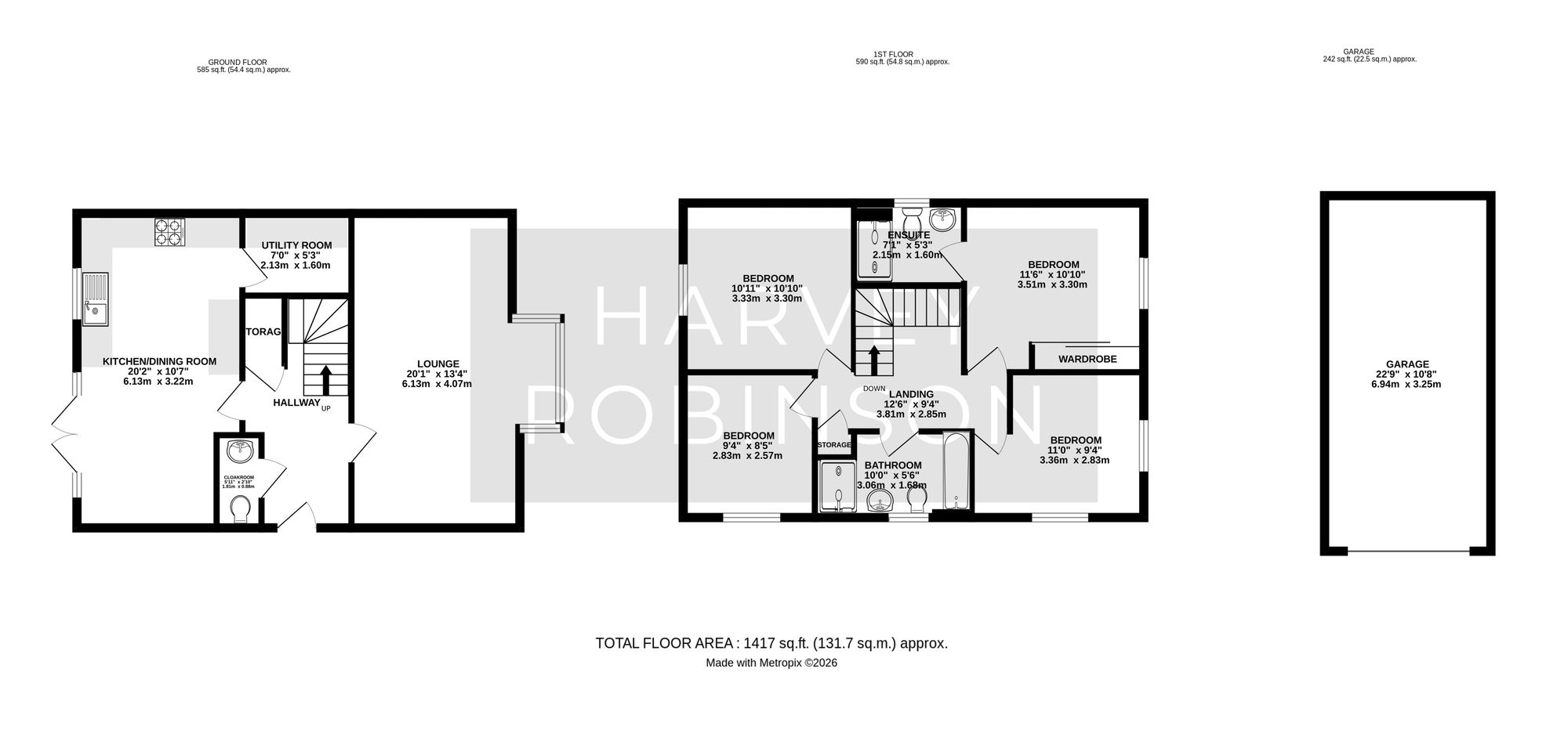 18 Cadet Close, Henlow floorplan